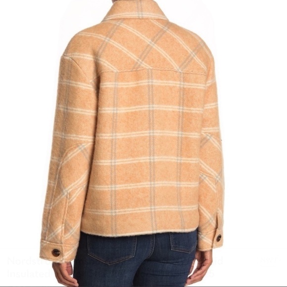 Samsoe Samsoe NEW XS Leonie Plaid Barn Coat Jacket Wool Blend $325 Nordstrom - Picture 2 of 15